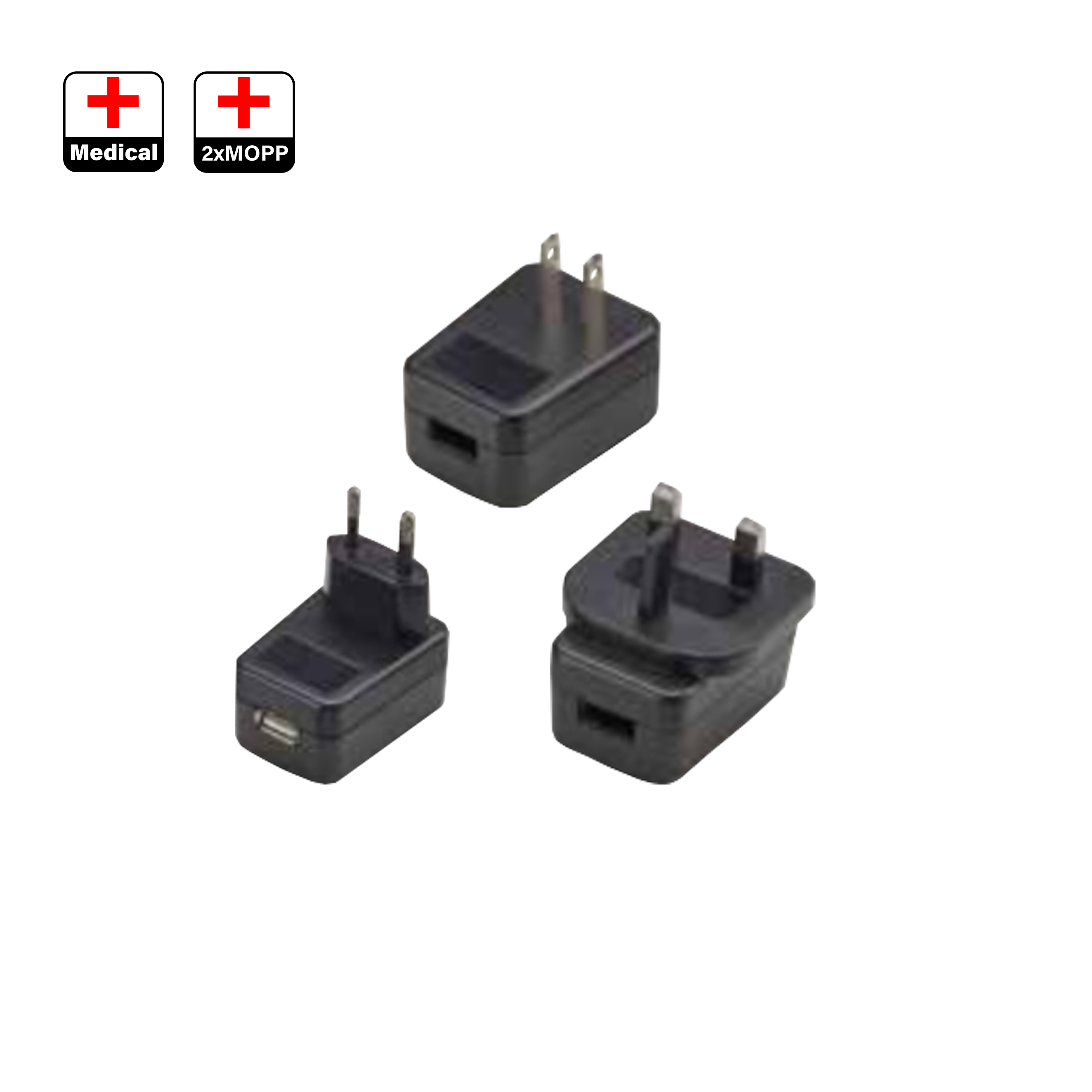 مصدر طاقة AC-DC طبي بقدرة 6 وات 