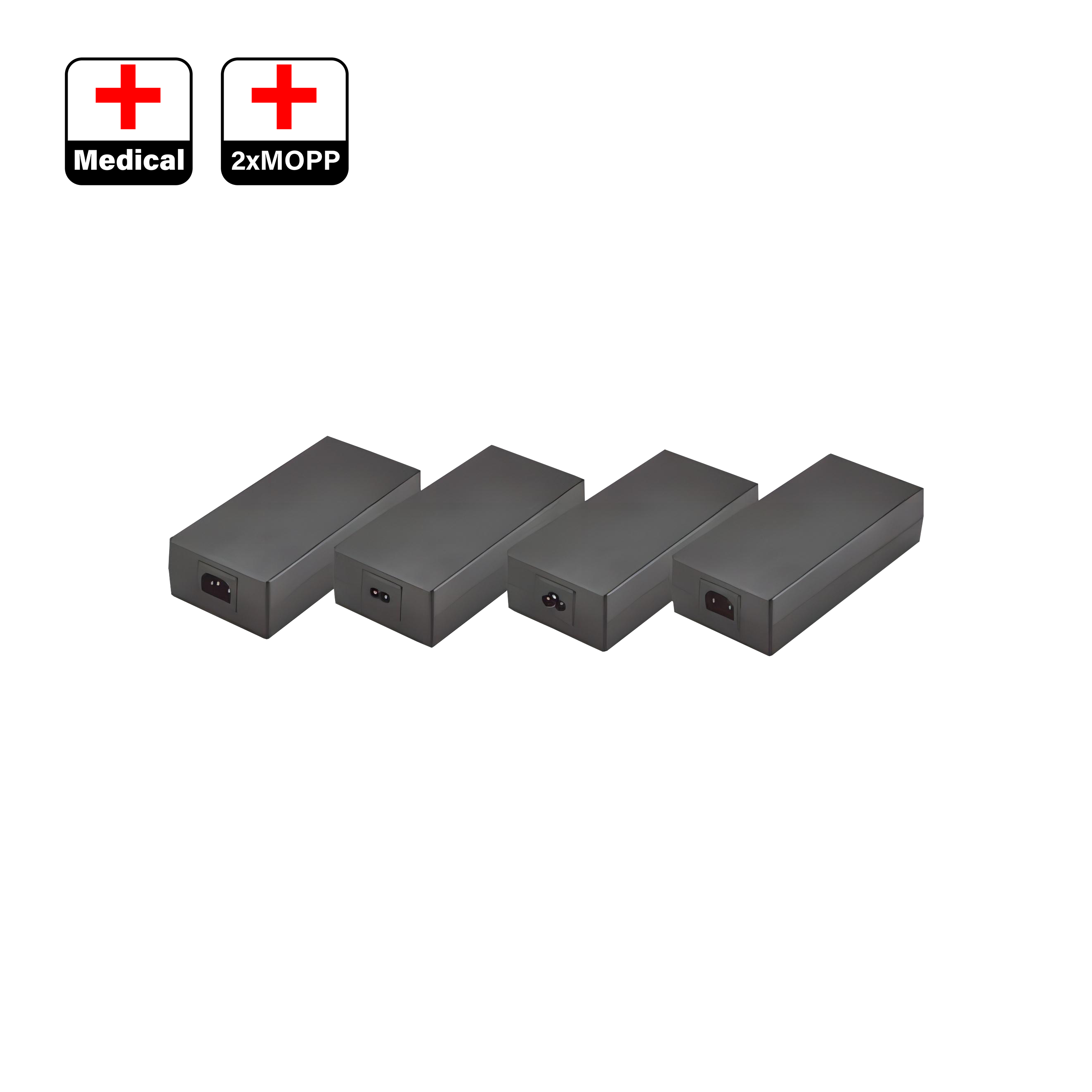 مصدر طاقة AC-DC طبي لسطح المكتب بقدرة 250 واط 